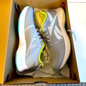 REEBOK Runner 5.0 Sneaker women’s size 11 EU 42.5 white green yellow running